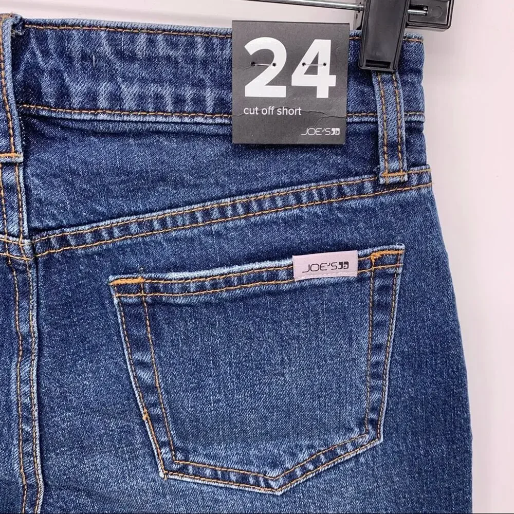 NEW Joe’s Jeans Bermuda Shorts With Cut Hems Sz 24